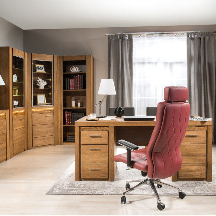 VELVET 17 scaffale in legno di quercia, 75x42x200 cm | VESKOR