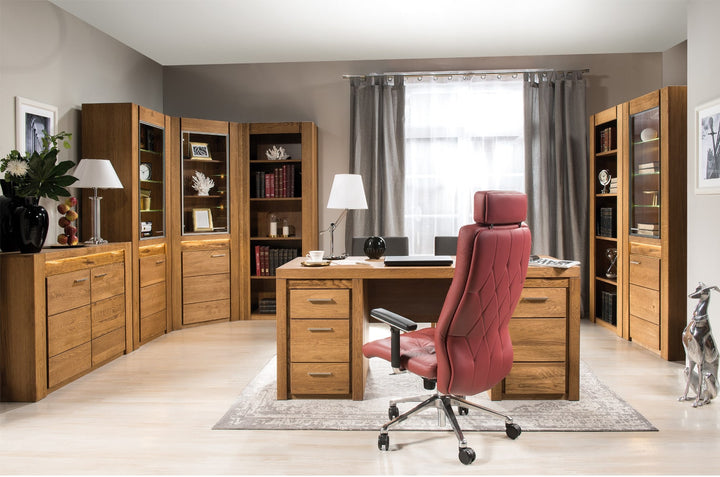 Vetrina VELVET 11 in rovere, 75x42x200 cm | VESKOR