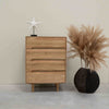 Cassettiere strette in legno