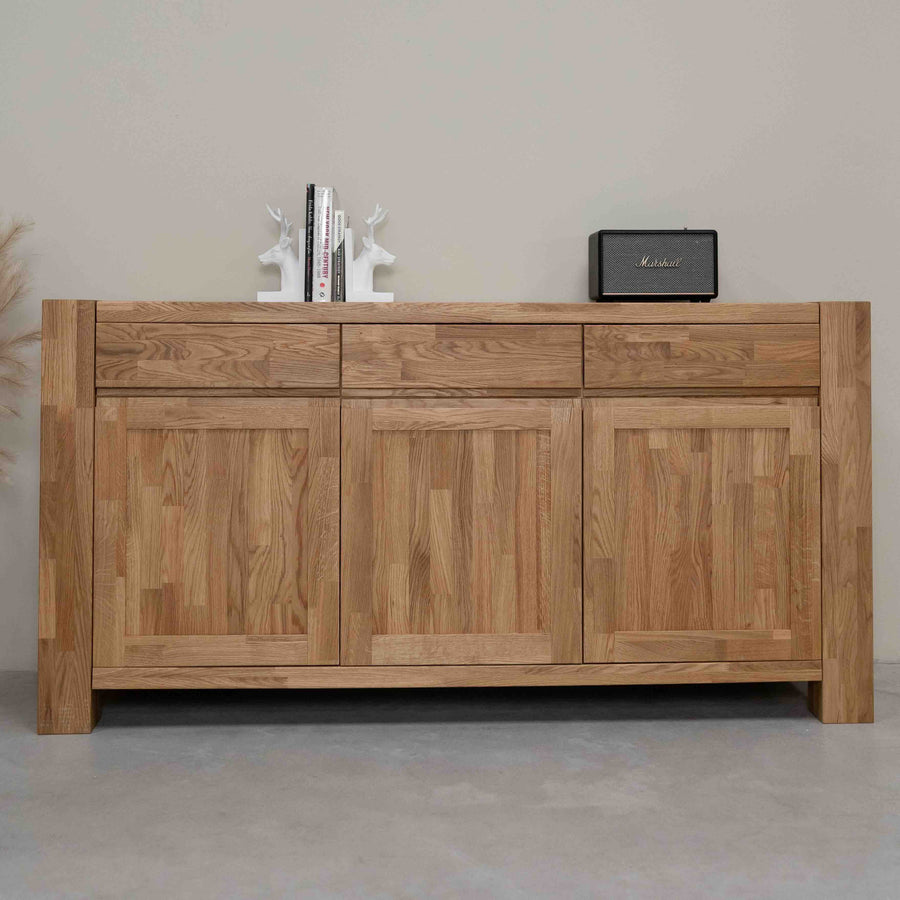 Credenza in rovere massiccio BALDER, 160x44x82 cm, VESKOR | VESKOR