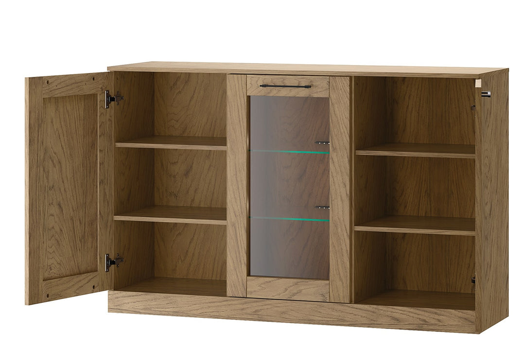 Cassettiera COZY 45 in rovere rustico oliato, 140x90x42 cm | VESKOR