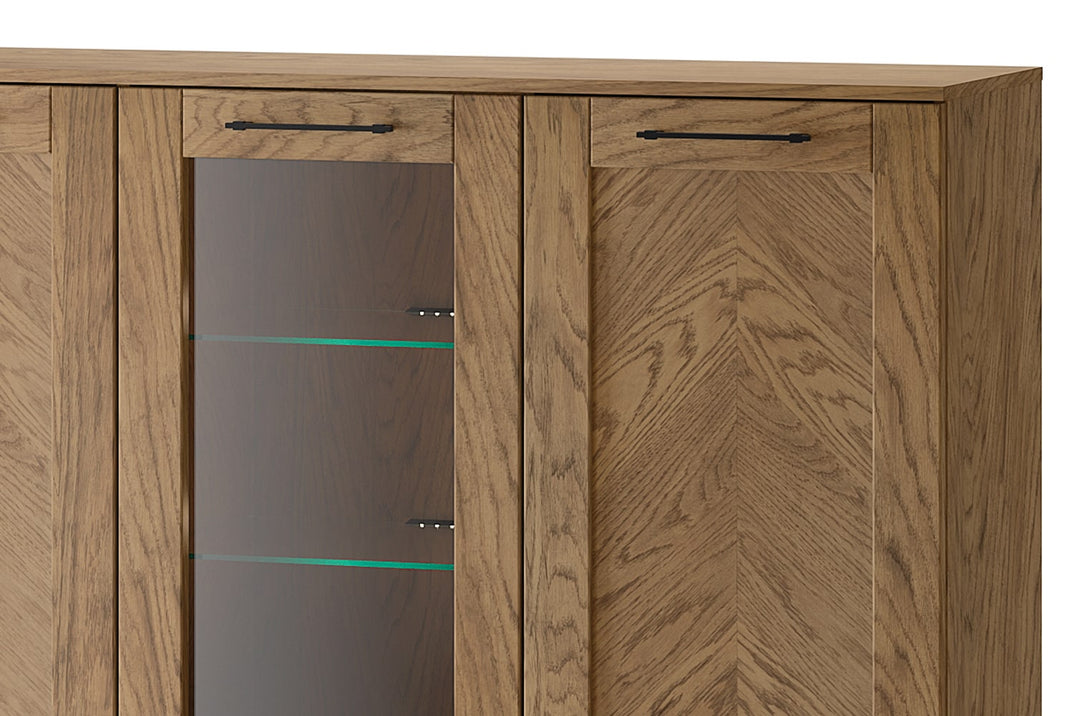 Cassettiera COZY 45 in rovere rustico oliato, 140x90x42 cm | VESKOR