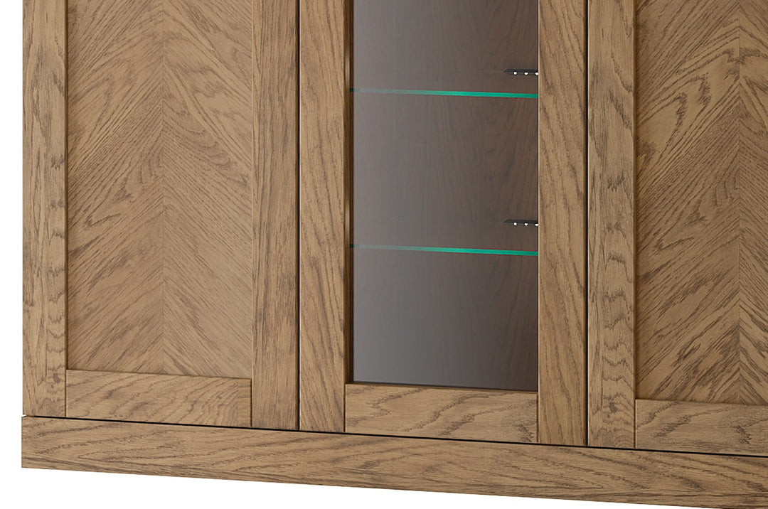 Cassettiera COZY 45 in rovere rustico oliato, 140x90x42 cm | VESKOR