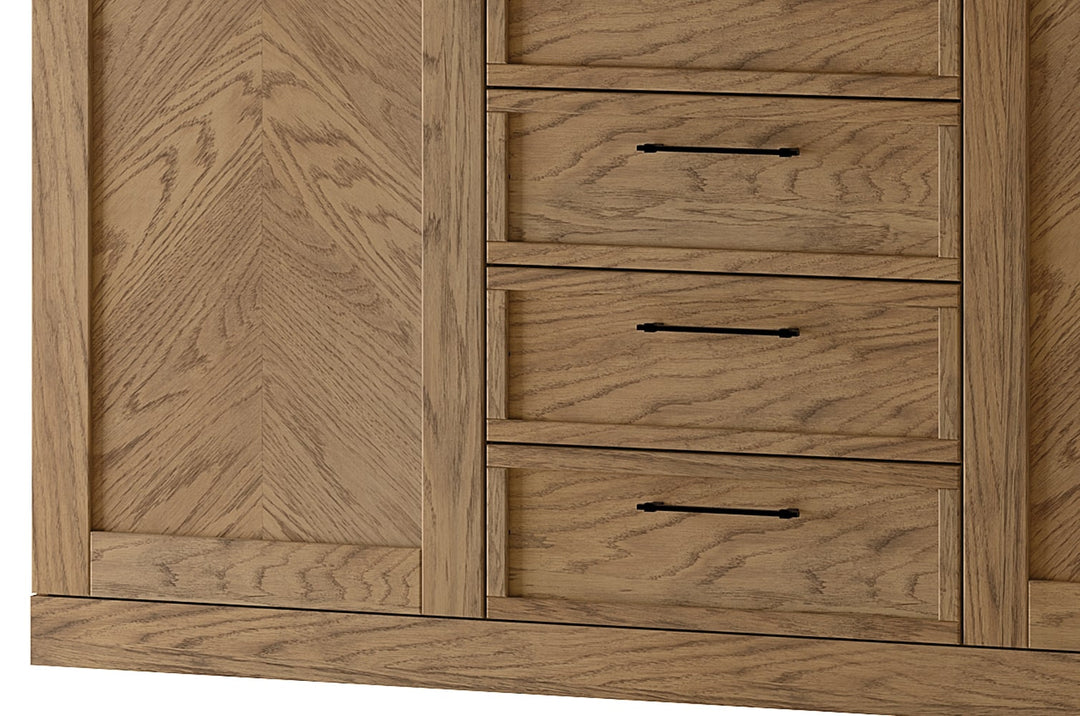 Cassettiera COZY 47 in rovere rustico oliato, 170x90x42 cm | VESKOR