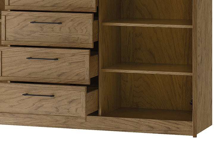 Cassettiera COZY 47 in rovere rustico oliato, 170x90x42 cm | VESKOR