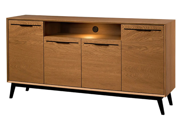 Cassettiera LAZURE 47 in rovere rustico, 180×90×42 cm | VESKOR