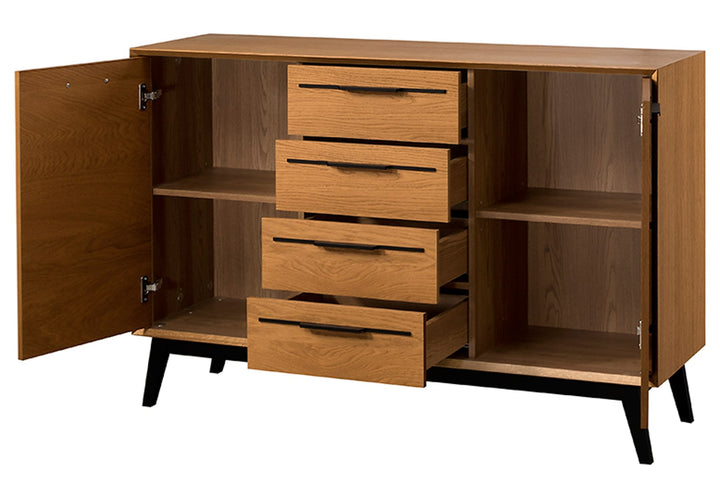 Cassettiera LAZURE 45 in rovere rustico, 136×90×42 cm | VESKOR