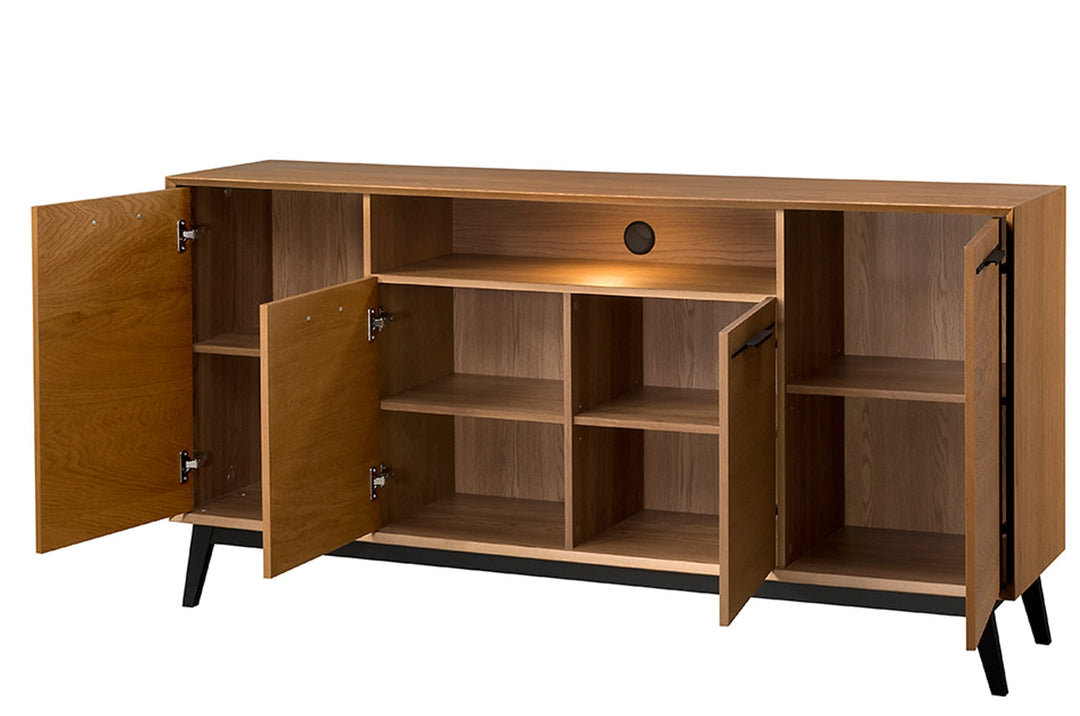 Cassettiera LAZURE 47 in rovere rustico, 180×90×42 cm | VESKOR