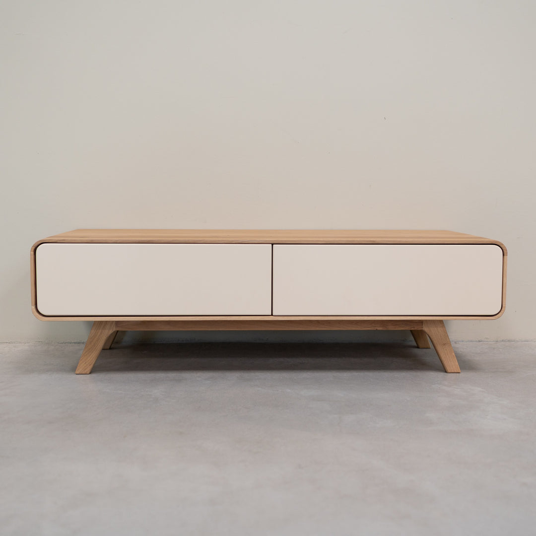 Porta TV in legno massiccio OSLO 1, 120x45x36,5 cm. | VESKOR