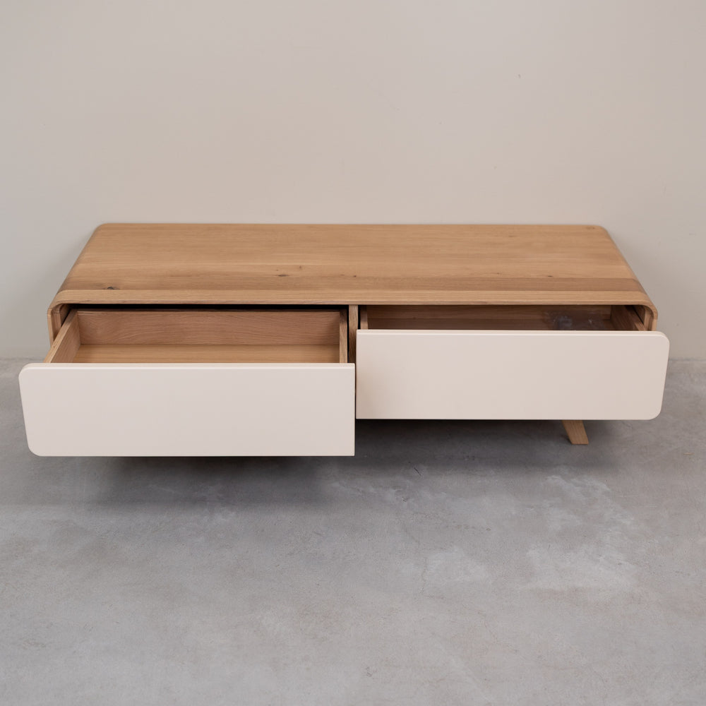 Porta TV in legno massiccio OSLO 1, 120x45x36,5 cm. | VESKOR