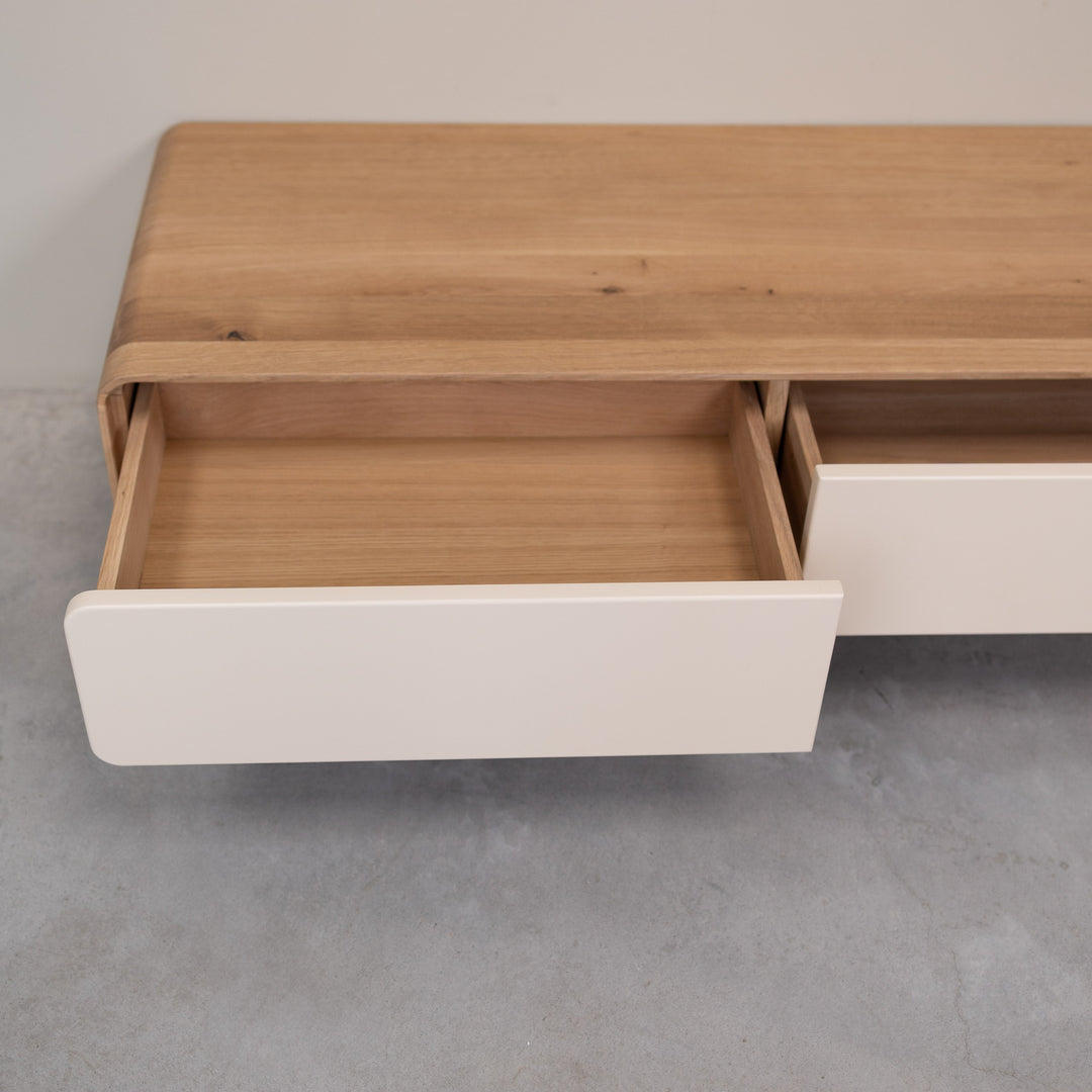 Porta TV in legno massiccio OSLO 1, 120x45x36,5 cm. | VESKOR