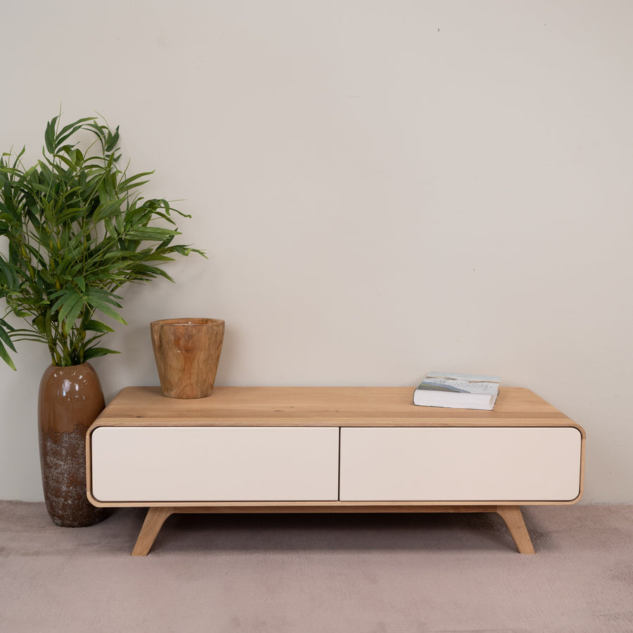 Porta TV in legno massiccio OSLO 1, 120x45x36,5 cm. | VESKOR