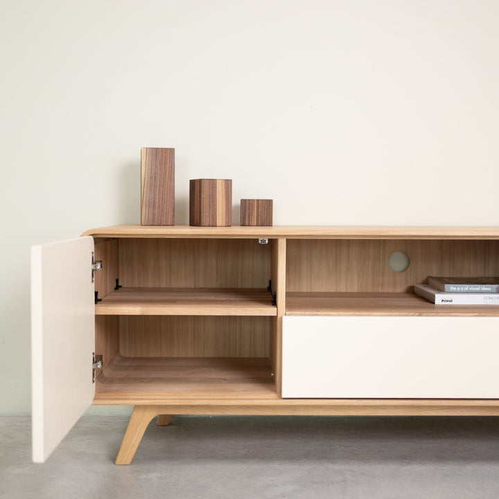 Mobile TV in legno massello OSLO 2 | VESKOR