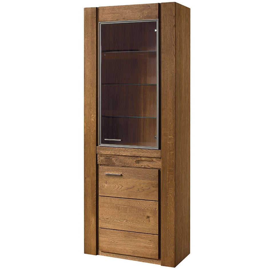 Vetrina VELVET 11 in rovere, 75x42x200 cm | VESKOR