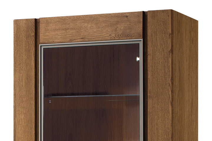 Vetrina VELVET 11 in rovere, 75x42x200 cm | VESKOR