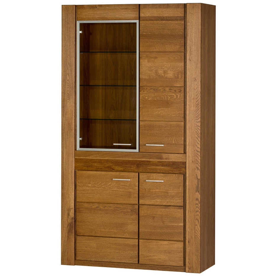 Vetrina VELVET 12 in rovere, 110x42x200 cm | VESKOR