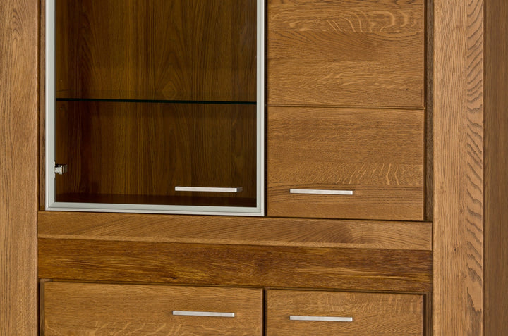 Vetrina VELVET 12 in rovere, 110x42x200 cm | VESKOR