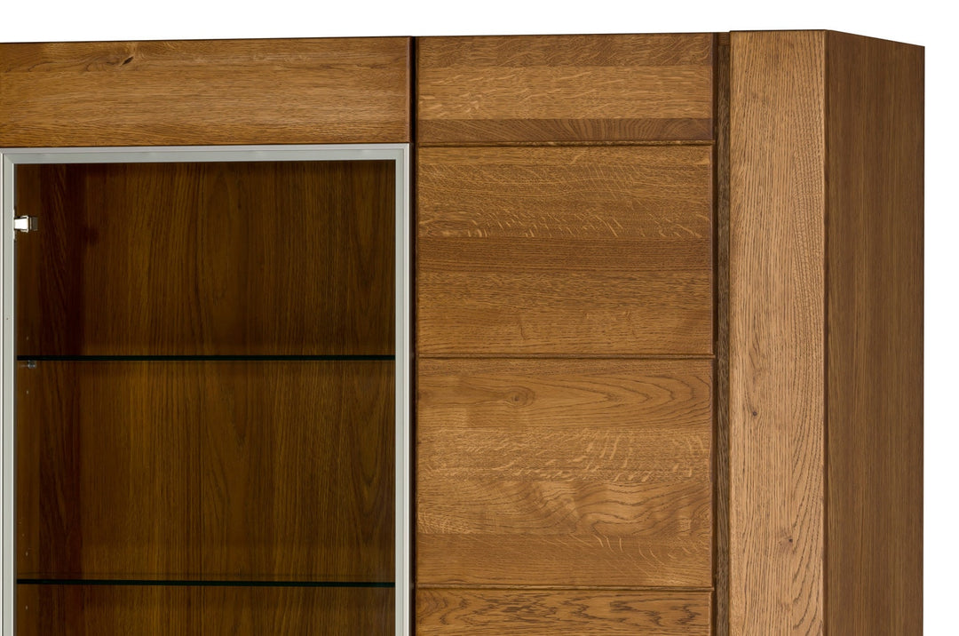 Vetrina VELVET 12 in rovere, 110x42x200 cm | VESKOR