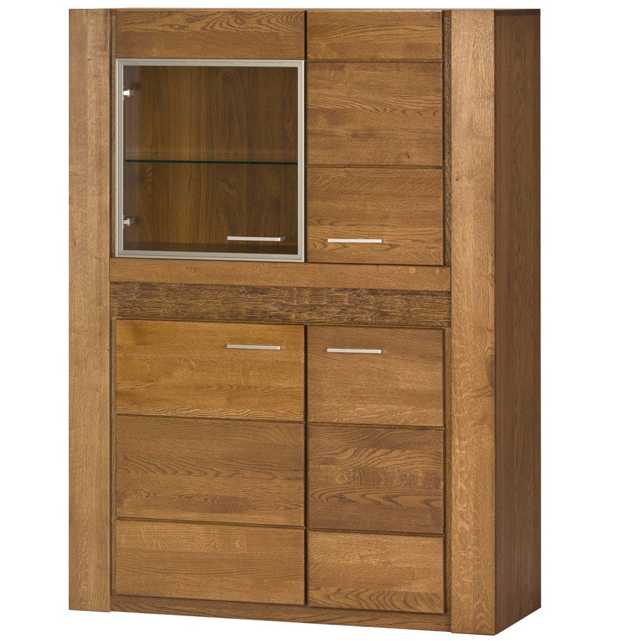 Vetrina VELVET 15 in rovere, 110x42x150 cm | VESKOR