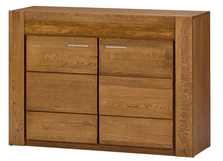 Cassettiera VELVET 44 in rovere, 125x42x88 cm | VESKOR
