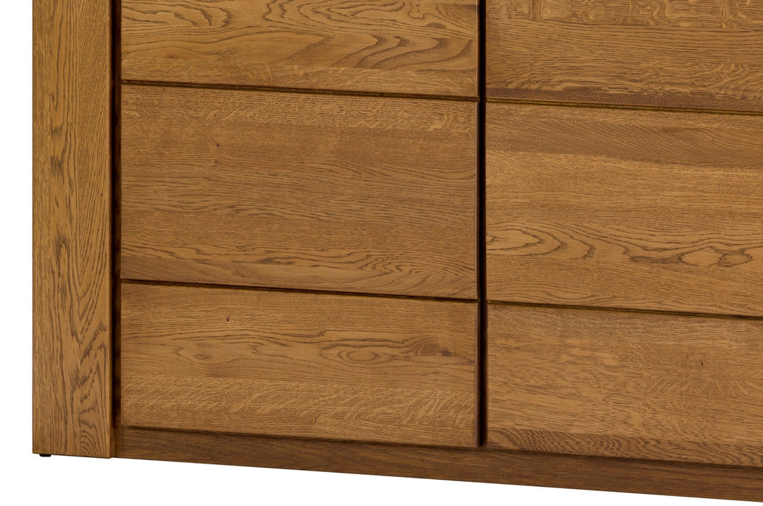 Cassettiera VELVET 44 in rovere, 125x42x88 cm | VESKOR