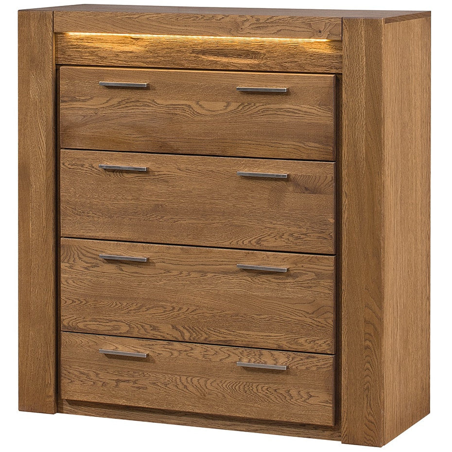 Cassettiera VELVET 75 in rovere, 105x42x110 cm | VESKOR