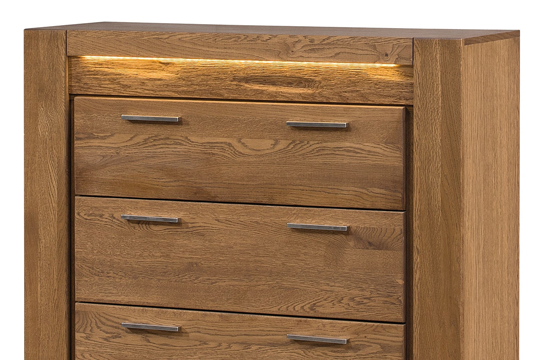 Cassettiera VELVET 75 in rovere, 105x42x110 cm | VESKOR