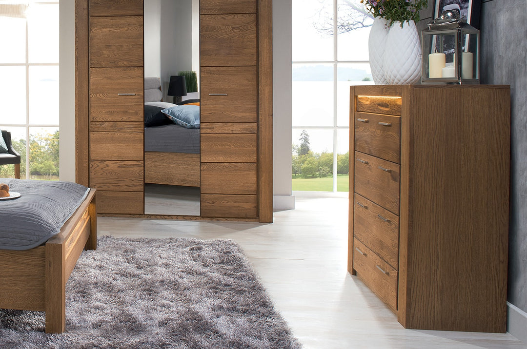 Cassettiera VELVET 75 in rovere, 105x42x110 cm | VESKOR