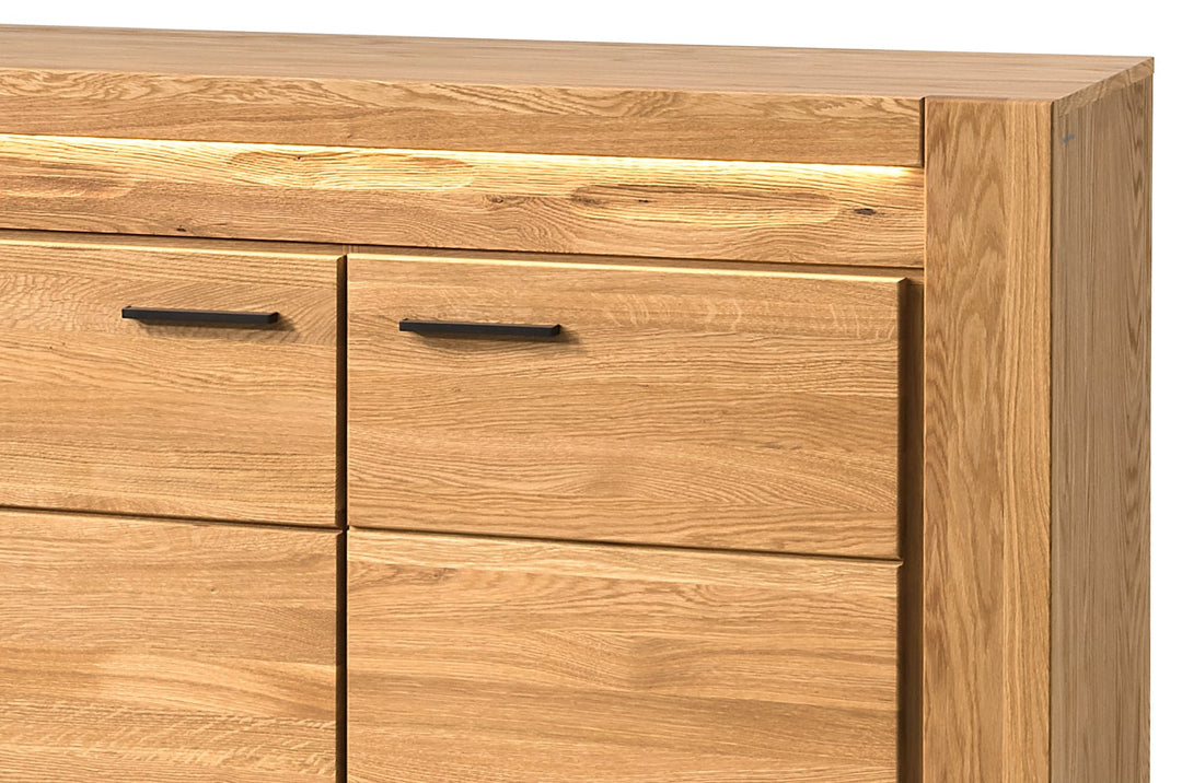 Cassettiera VELVET 44 in rovere, 125x42x88 cm | VESKOR