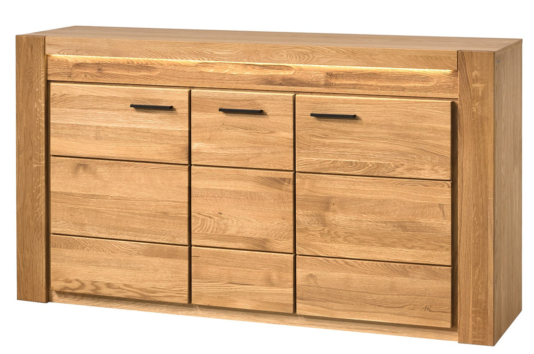 Cassettiera in rovere LONDON 45, 161x42x89 cm | VESKOR