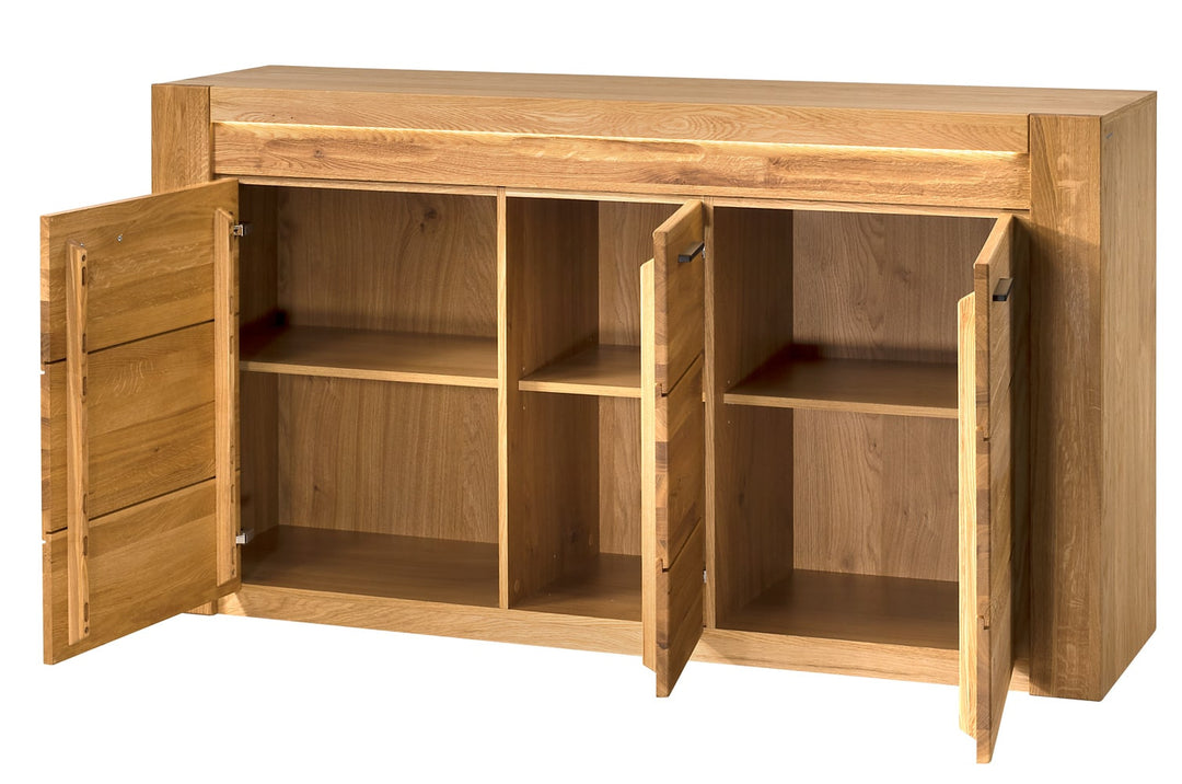 Cassettiera in rovere LONDON 45, 161x42x89 cm | VESKOR