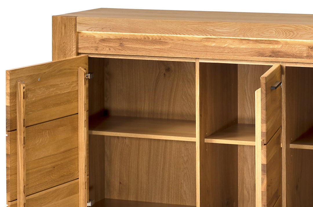 Cassettiera in rovere LONDON 45, 161x42x89 cm | VESKOR