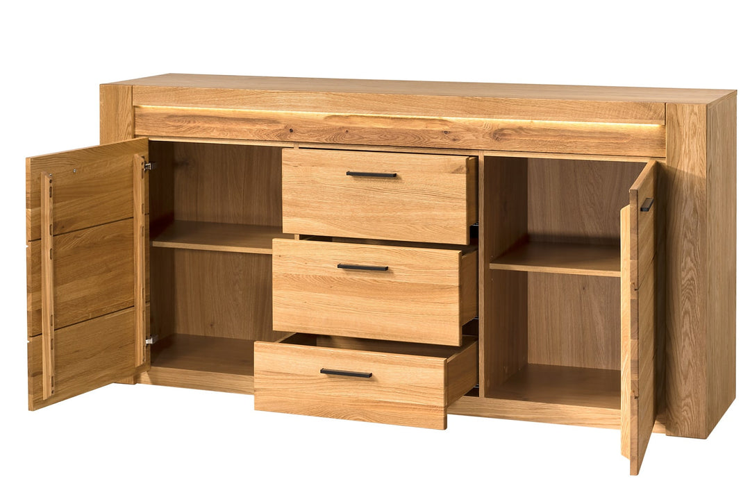 Cassettiera VELVET 47 in rovere, 181x42x89 cm. | VESKOR