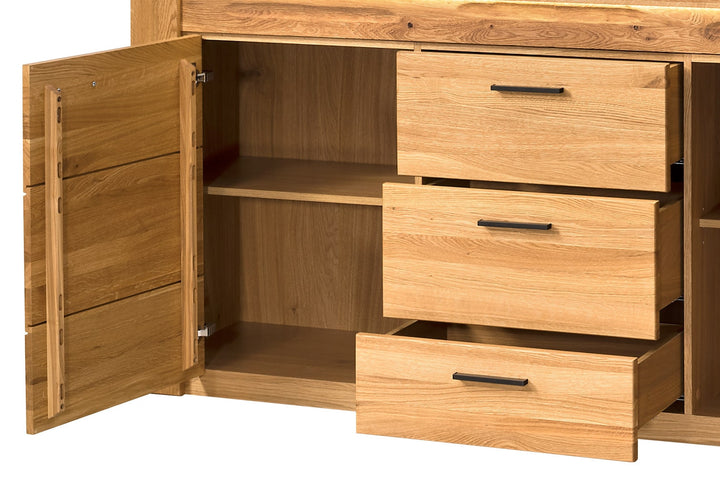 Cassettiera VELVET 47 in rovere, 181x42x89 cm. | VESKOR