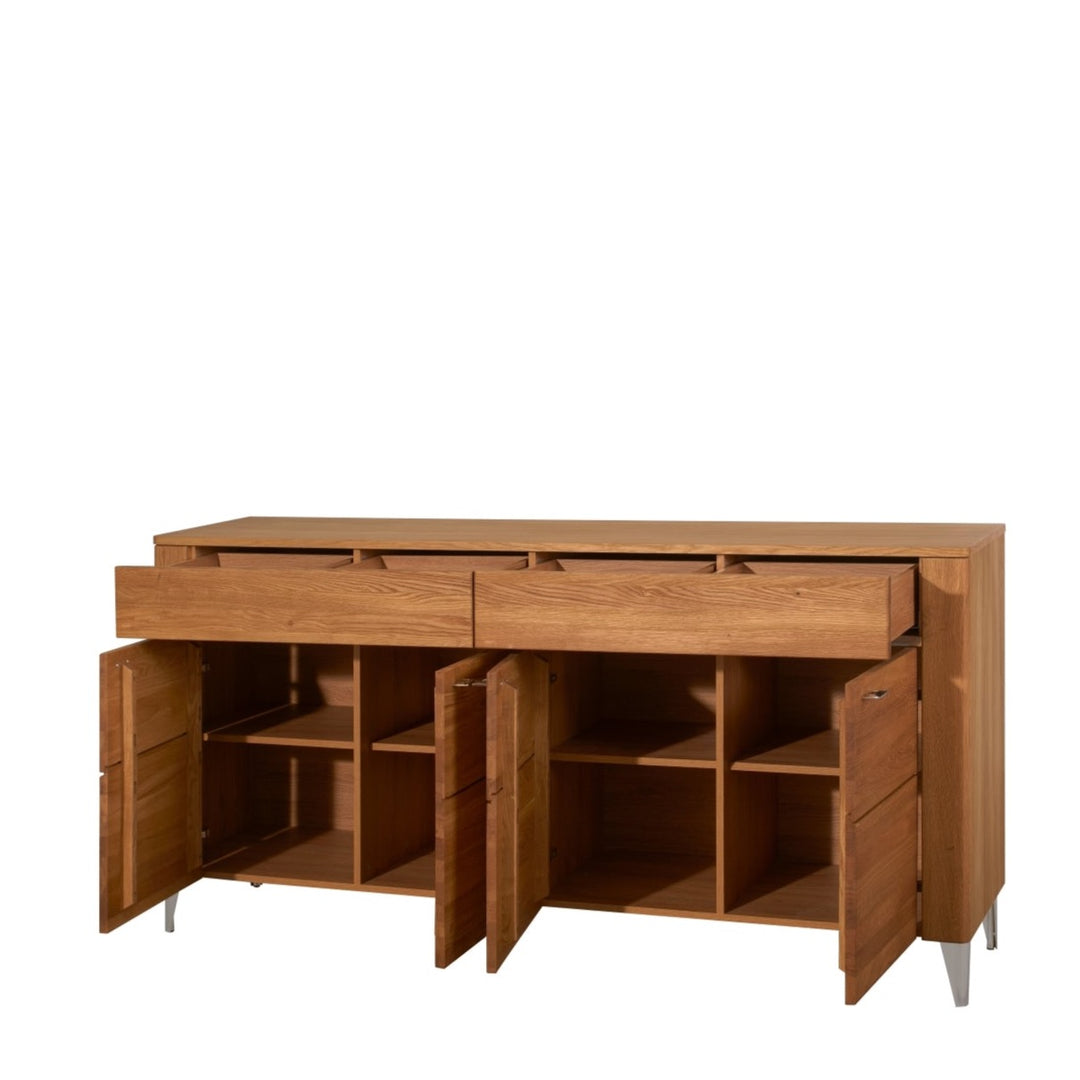 VESKOR Credenza in rovere massiccio della collezione Latina Mobili nordici dal design moderno 