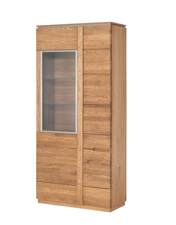 VESKOR Montenegro mobili in legno di quercia, vetrina, credenza, cassettiera, tavolo da pranzo, tavolino, moderno, elegante, design nordico