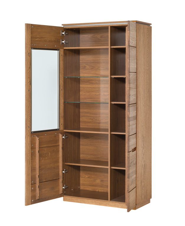 VESKOR Montenegro mobili in legno di quercia, vetrina, credenza, cassettiera, tavolo da pranzo, tavolino, moderno, elegante, design nordico