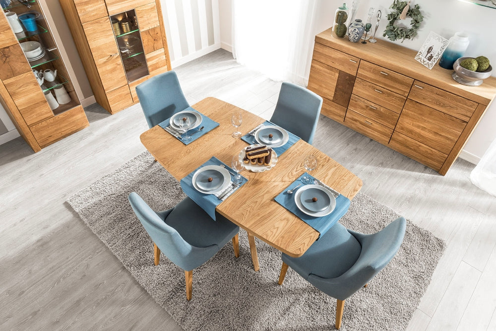 VESKOR Mobili per sala da pranzo in legno di quercia della collezione Velle Mobili nordici dal design moderno
